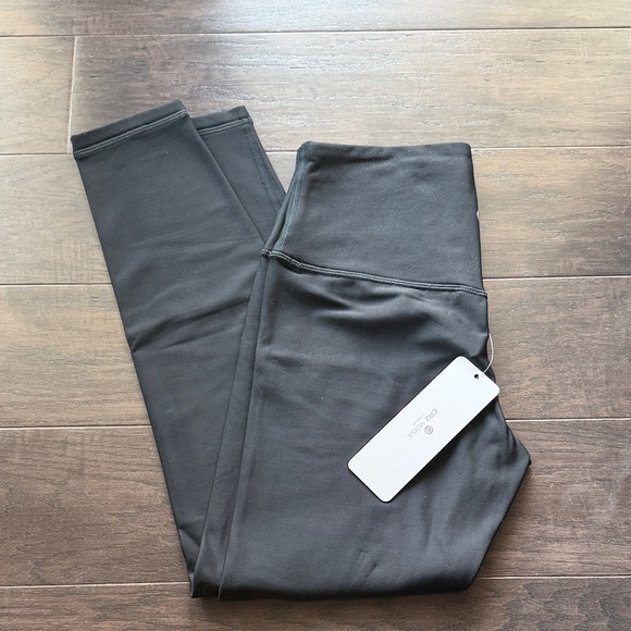 CRZ YOGA Pants - CRZ YOGA Black Fleece lined Leggings